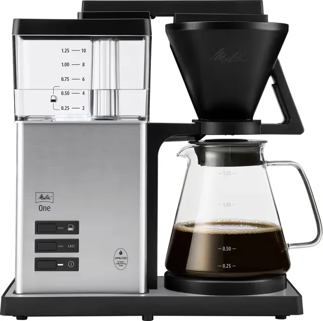Melitta 22749 kaffemaskin (stål)